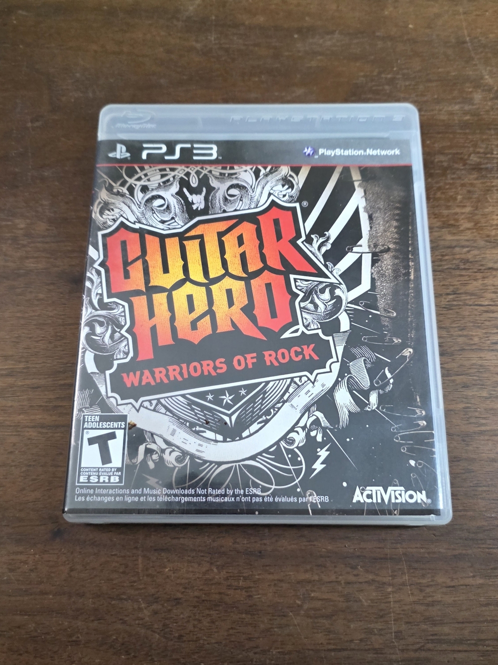 Sony PS3 Guitar Hero: Warriors of Rock - Not For Resale Game Cib